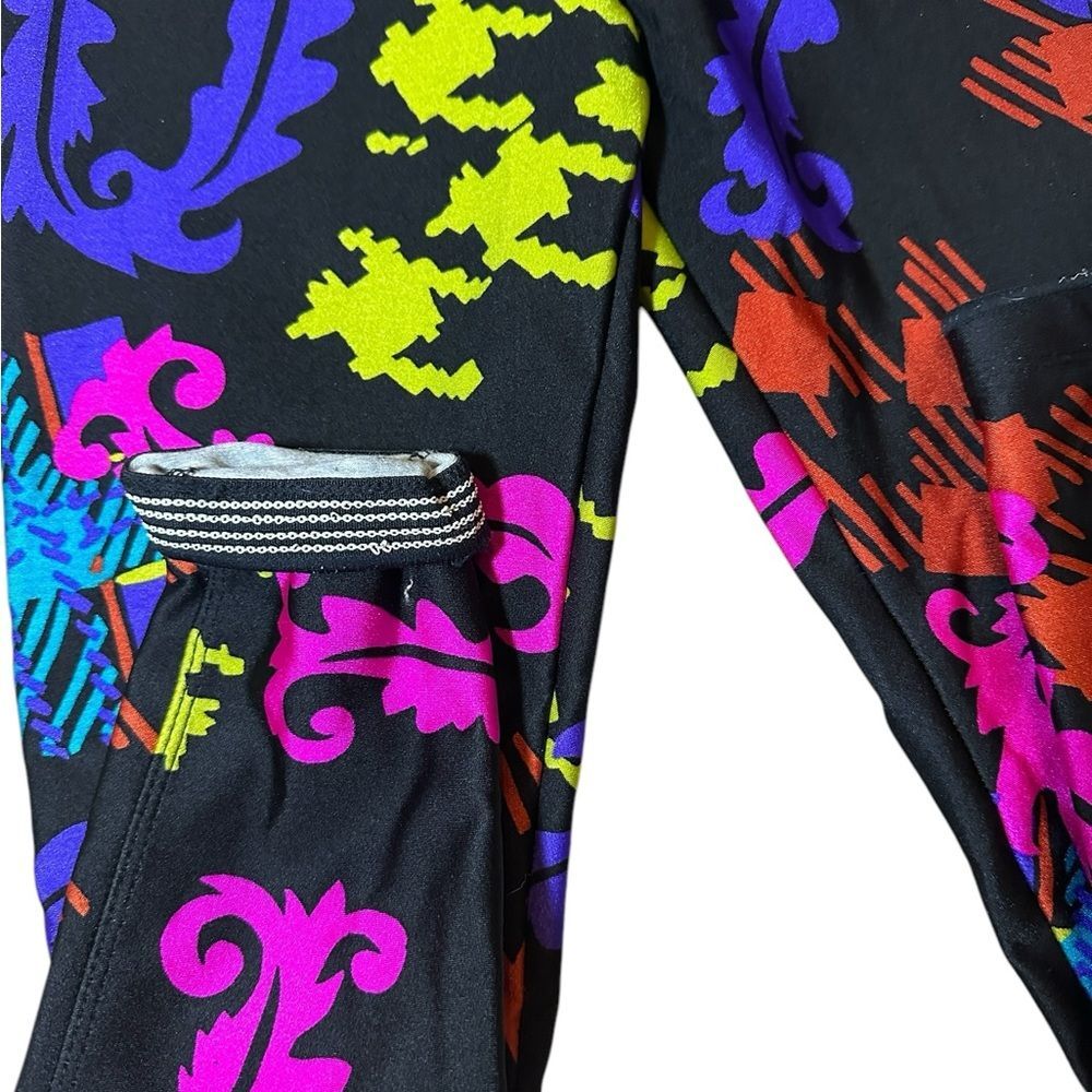 Obermeyer Girls ski pant leggings Size 12 Color- multi color - Picture 4 of 9